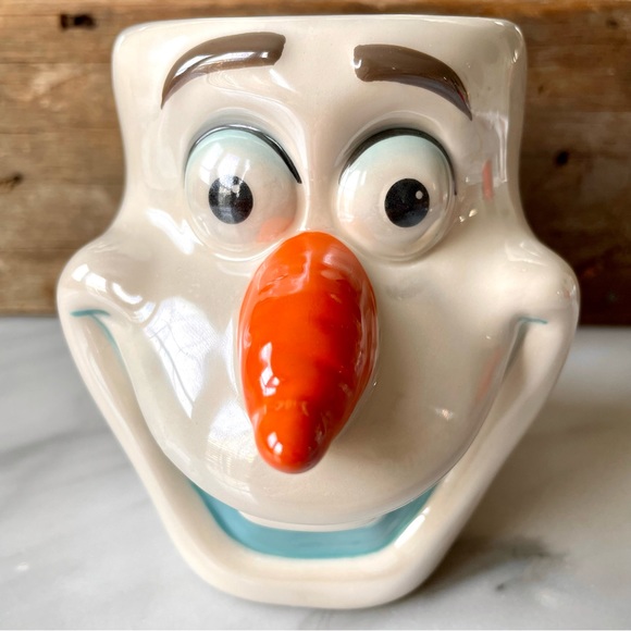 Disney Frozen•NWOT•Pearlescent Ceramic•3-D/Dimensional•Large~18 fl oz Capacity❄️ - Picture 1 of 13